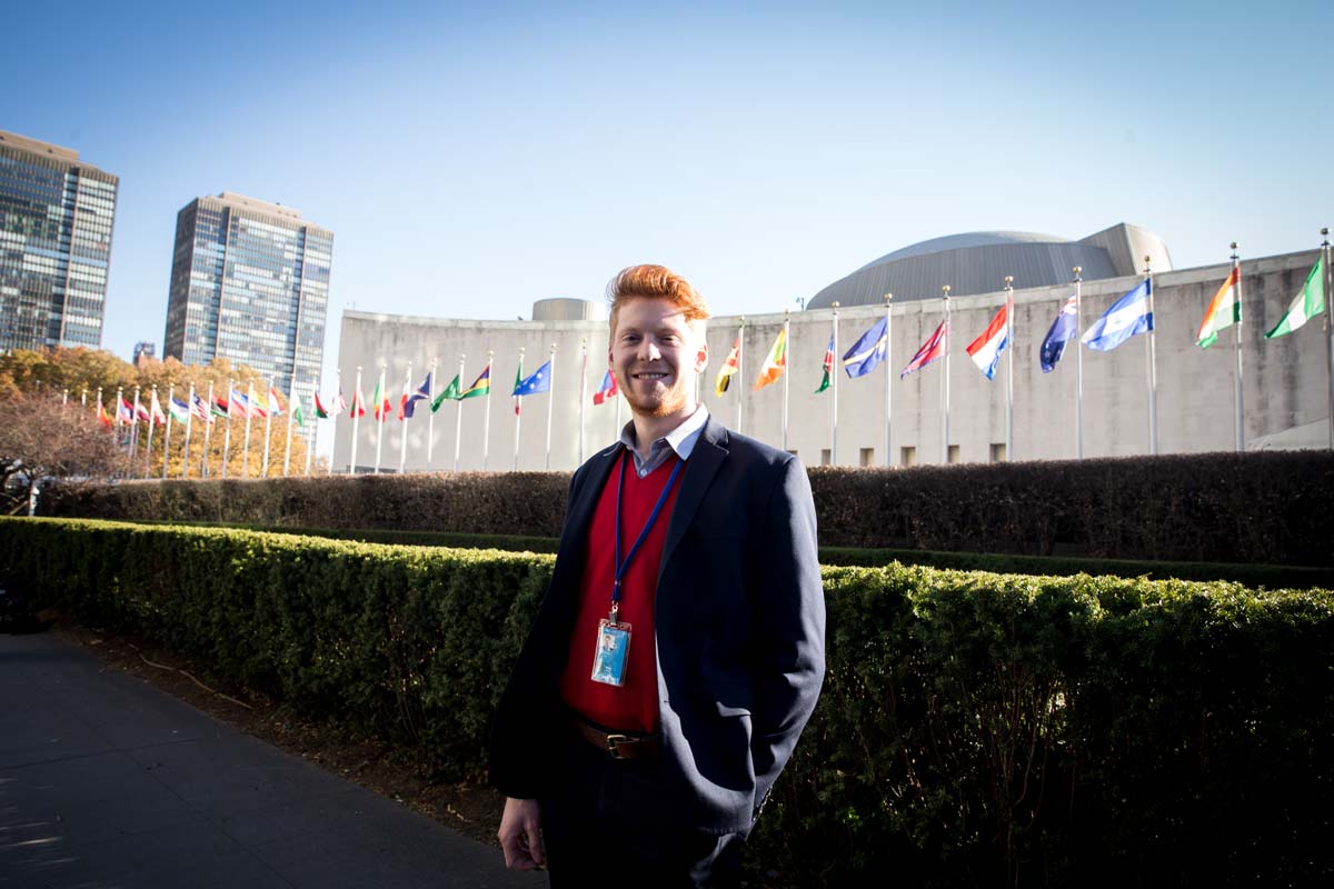 Samuel Tingle at UN 2017